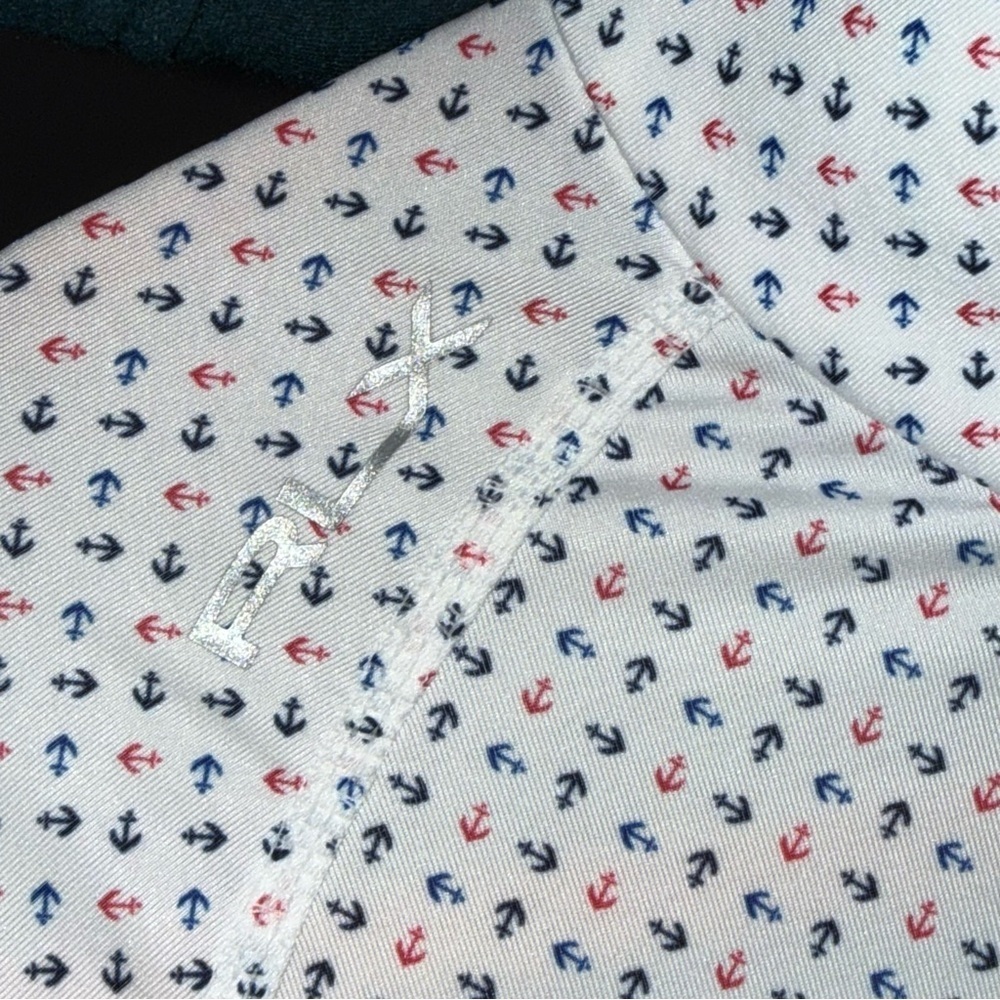 RLX Ralph Lauren Anchor Print 1/4 Zip Golf Pullover Size L NWOT - Picture 4 of 5